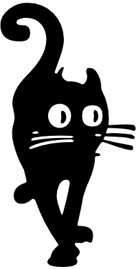 Typonerdex Black Cat Figure